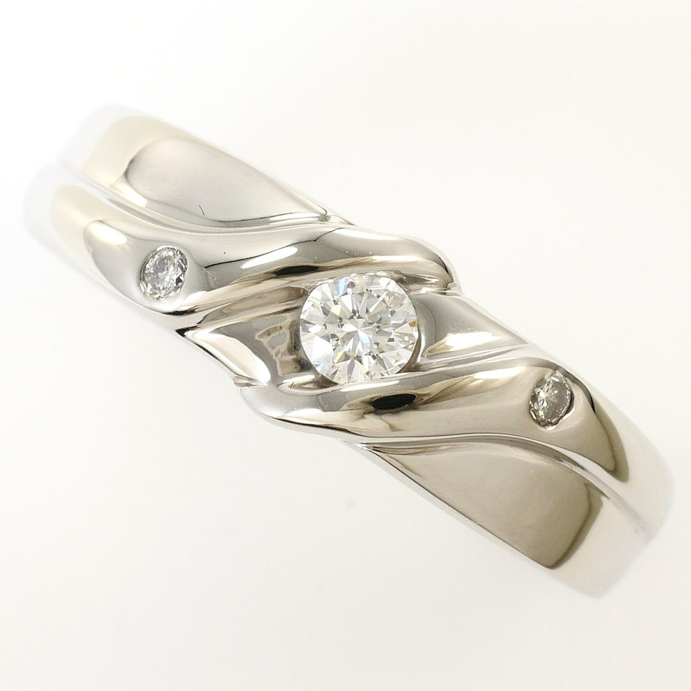 VINTAGE Silver Diamond Ring